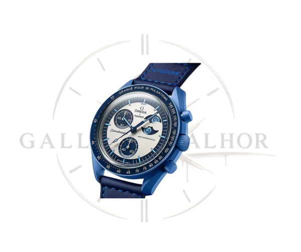 ساعت مچی مستر کوالیتی امگا سواچ MoonSwatch Blue Moon - Image 2
